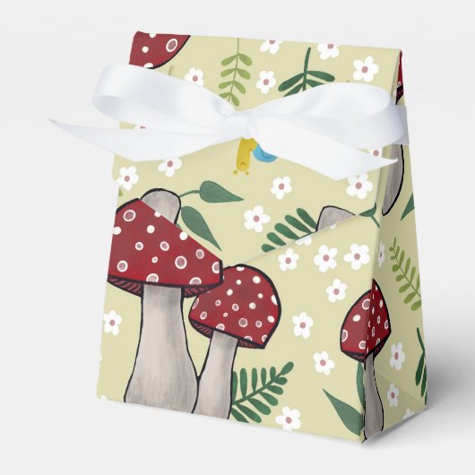 Gastgeschenk-Box für Pilze und Kritter Geschenkschachtel (Vorderseite)