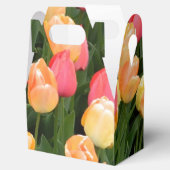 Gastgeschenk-Box für Red & Gold Tulip Geschenkschachtel (Geöffnet)