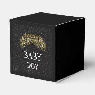 Gastgeschenk-Box für schwarze/goldene Schnürsenkel Geschenkschachtel