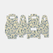 Gastgeschenk Box Gelb und Blauer Honig Geschenkschachtel (Ungefaltet)