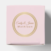 Gastgeschenk Box-Gold Eternale Circle Geschenkschachtel (Oben)