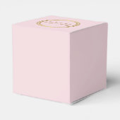 Gastgeschenk Box-Gold Eternale Circle Geschenkschachtel (Rückseite)