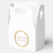 Gastgeschenk Box-Gold Eternale Circle Geschenkschachtel (Geöffnet)