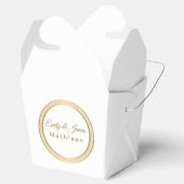 Gastgeschenk Box-Gold Eternale Circle Geschenkschachtel (Geöffnet)