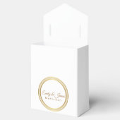 Gastgeschenk Box-Gold Eternale Circle Geschenkschachtel (Geöffnet)