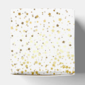 Gastgeschenk Box-Gold Stars Gefälligkeitsbox Geschenkschachtel (Oben)