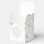 Gastgeschenk Box-Gold Stars Gefälligkeitsbox Geschenkschachtel (Geöffnet)