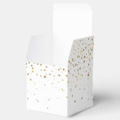 Gastgeschenk Box-Gold Stars Gefälligkeitsbox Geschenkschachtel (Geöffnet)