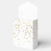 Gastgeschenk Box-Gold Stars Gefälligkeitsbox Geschenkschachtel (Geöffnet)