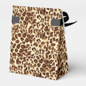 Gastgeschenk Box Leopard Print Geschenkschachtel (Rückseite)