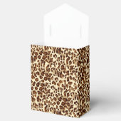 Gastgeschenk Box Leopard Print Geschenkschachtel (Geöffnet)