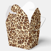 Gastgeschenk Box Leopard Print Geschenkschachtel (Geöffnet)
