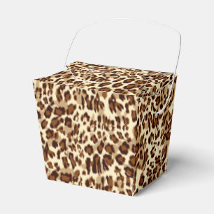 Gastgeschenk Box Leopard Print Geschenkschachtel