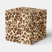 Gastgeschenk Box Leopard Print Geschenkschachtel (Rückseite)