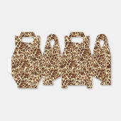 Gastgeschenk Box Leopard Print Geschenkschachtel (Ungefaltet)