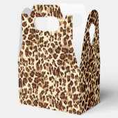 Gastgeschenk Box Leopard Print Geschenkschachtel (Geöffnet)