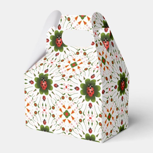 Gastgeschenk-Box mit einzigartiger Ladybug-Bauweis Geschenkschachtel (Rückseite)