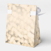 Gastgeschenk-Box mit glattem Glamour Geschenkschachtel (Rückseite)