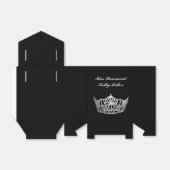 Gastgeschenk Box Pageant Crown Geschenkschachtel (Ungefaltet)