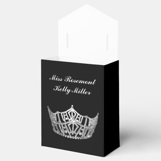 Gastgeschenk Box Pageant Crown Geschenkschachtel (Geöffnet)