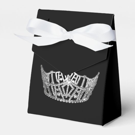 Gastgeschenk Box Pageant Crown Geschenkschachtel (Vorderseite)