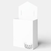 Gastgeschenk Box Pageant Crown Geschenkschachtel (Geöffnet)