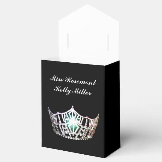 Gastgeschenk Box Pageant Crown Geschenkschachtel (Geöffnet)