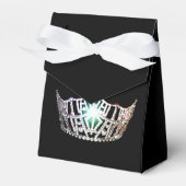 Gastgeschenk Box Pageant Crown Geschenkschachtel (Vorderseite)