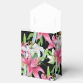 Gastgeschenk Box-Pink Lilies Geschenkschachtel (Geöffnet)