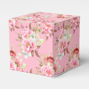 Gastgeschenk Box Pink Peongs Geschenkschachtel