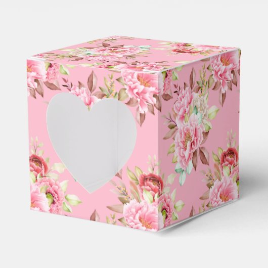 Gastgeschenk Box Pink Peongs Geschenkschachtel (Vorderseite)