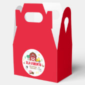 Gastgeschenk-Box, Streichelzoo Geschenkschachtel (Geöffnet)