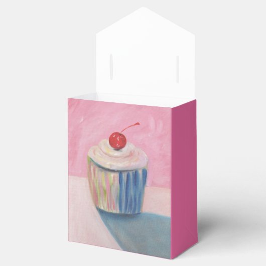 Gastgeschenk-Boxen - Sammelboxen - Cupcakes-Gesche Geschenkschachtel (Geöffnet)
