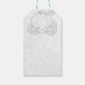 Gastgeschenk der Aschenputtel Geschenkanhänger (Rückseite)