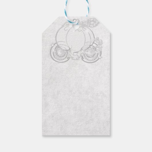 Gastgeschenk der Aschenputtel Geschenkanhänger (Rückseite)