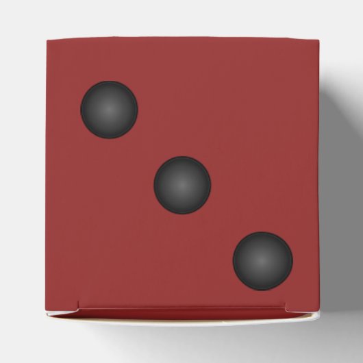 Gastgeschenk "Dice" oder "Red Bunco Vegas" Die Geschenkschachtel (Oben)