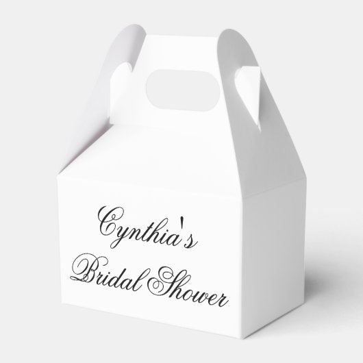 Gastgeschenk-Felder für benutzerdefinierte Brautpa Geschenkschachtel (Vorderseite)