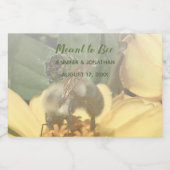 Gastgeschenk-Foto für Honig Alkoholflaschenetikett (Einzelnes Label)