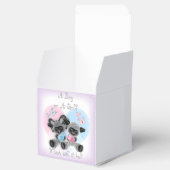 Gastgeschenk für das Silver Lamb Baby Gender Revea Geschenkschachtel (Geöffnet)