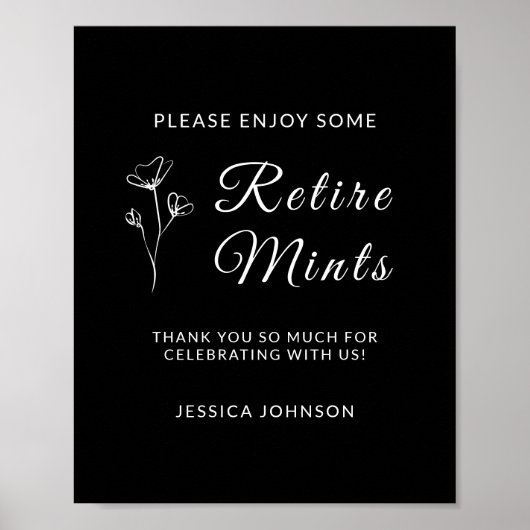 Gastgeschenk für moderne Altersvorsorge Poster (Vorne)