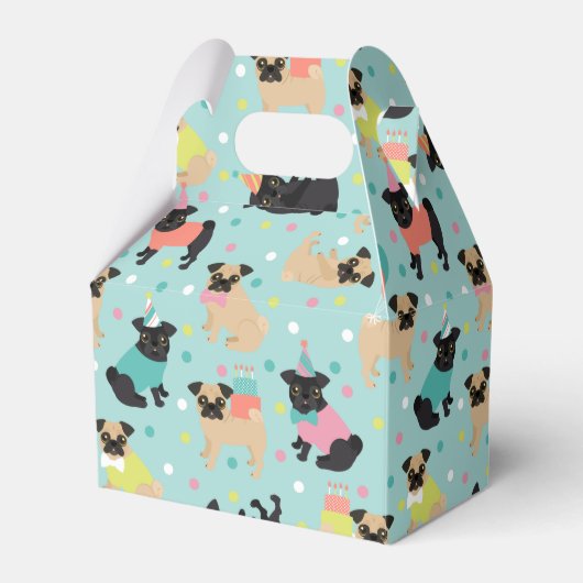 Gastgeschenk für Mops Geschenkschachtel (Vorderseite)