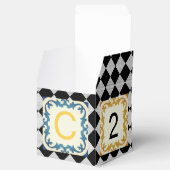 Gastgeschenk für personalisierte Kinderblockelemen Geschenkschachtel (Geöffnet)