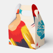 Gastgeschenk für tropische Kunst Geschenkschachtel (Rückseite)