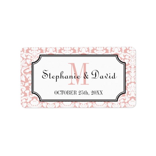 Gastgeschenk Hochzeit Adressaufkleber (Vorne)