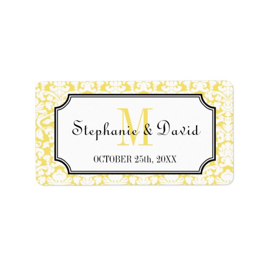 Gastgeschenk Hochzeit Adressaufkleber (Vorne)