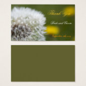 Gastgeschenk Hochzeit-Anhänger aus wilden Blume (Vorne & Hinten)