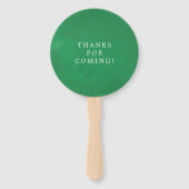 Gastgeschenk Hochzeit Aquarellwald Fächer (Rückseite)