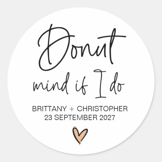 Gastgeschenk Hochzeit Aufkleber Empfang Favoriten  (Vorderseite)