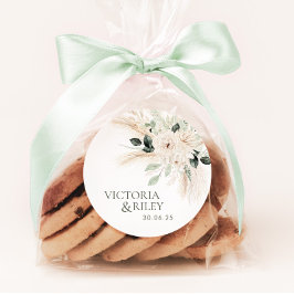 Gastgeschenk Hochzeit-Aufkleber für Grünpflanzen L Runder Aufkleber