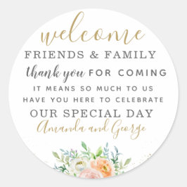 Gastgeschenk Hochzeit Aufkleber personalisiert dan